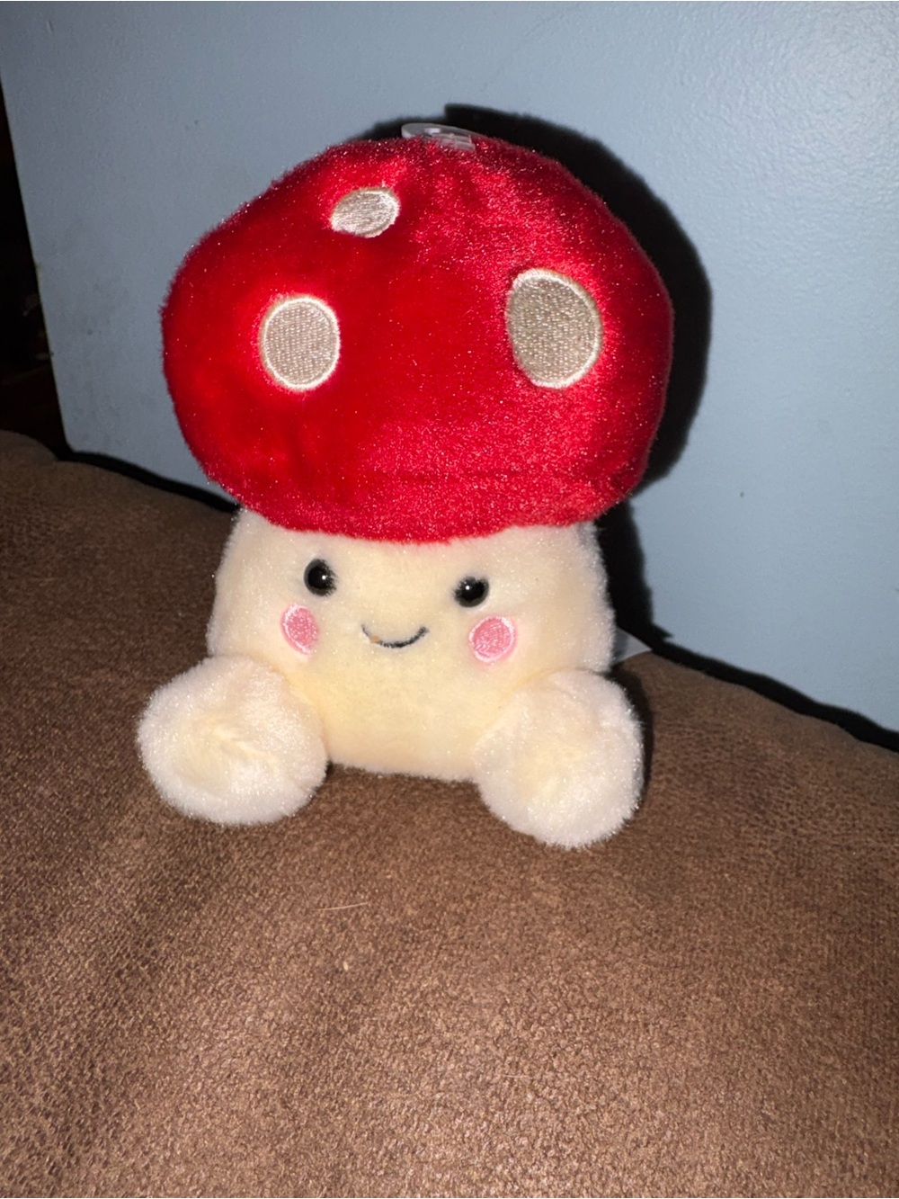 Kawaii Red Mushroom Plush Stuffed Animal Toy